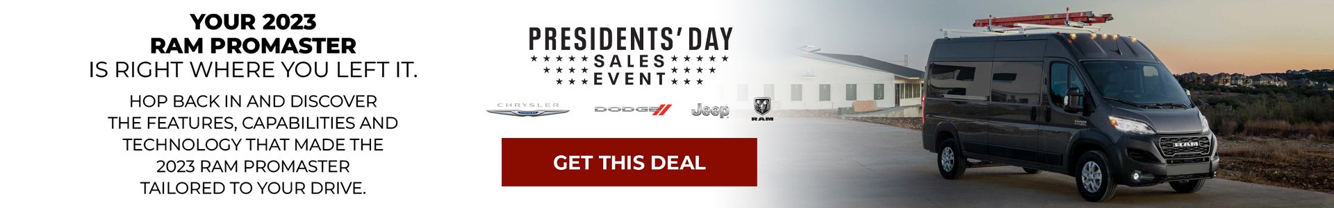 Presidents Day Sales Event 